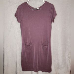Sigrid Olsen tshirt dress small Casual Comfy Pockets